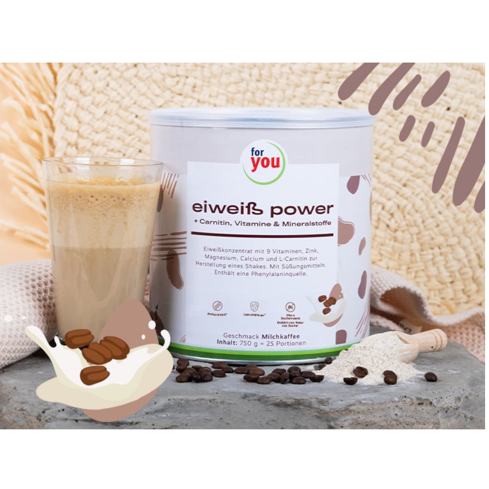 for you eiweiß power Milchkaffee 750 g Pulver