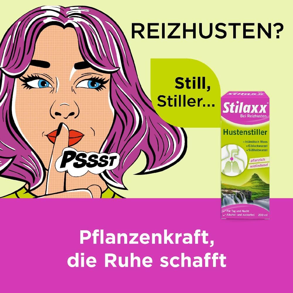 Stilaxx Hustenstiller 200 ml bei Reizhusten 200 ml Sirup