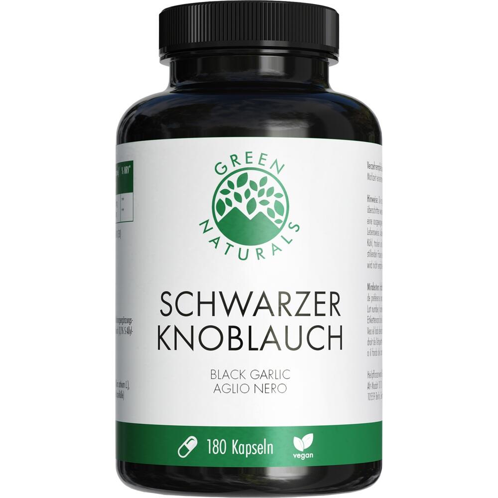 GREEN NATURALS Schwarzer Knoblauch 750 mg 180 St Kapseln