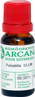 PULSATILLA LM 12 Dilution 10 ml Dilution