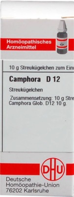 CAMPHORA D 12 Globuli 10 g Globuli