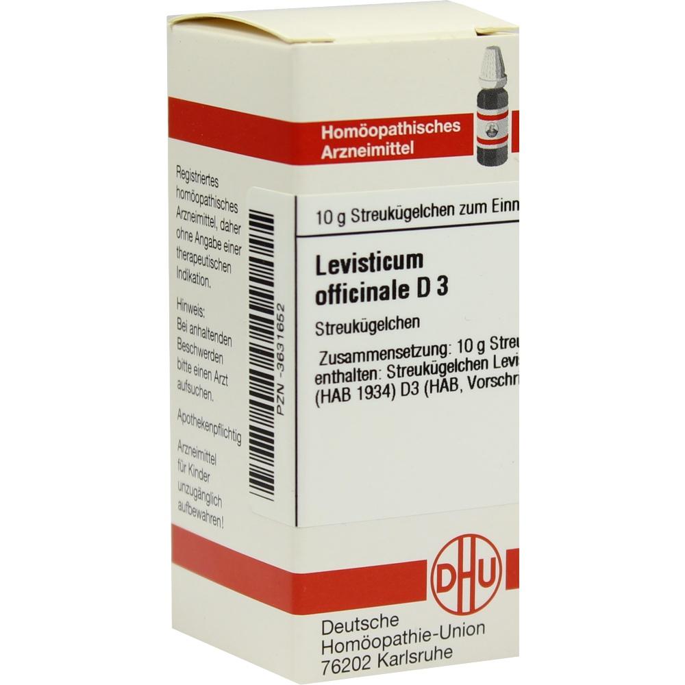 LEVISTICUM OFFICINALIS D 3 Globuli 10 g Globuli