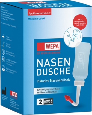 WEPA Nasendusche inklusive  Nasenspülsalz 1 Packung