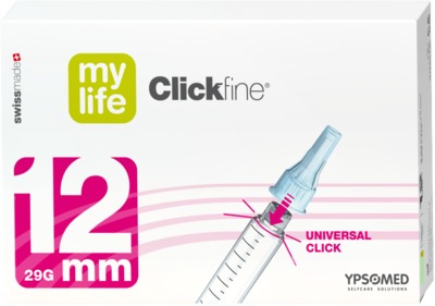 MYLIFE Clickfine Pen-Nadeln 12 mm 100 St Kanüle