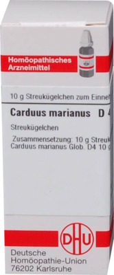 CARDUUS MARIANUS D 4 Globuli 10 g Globuli