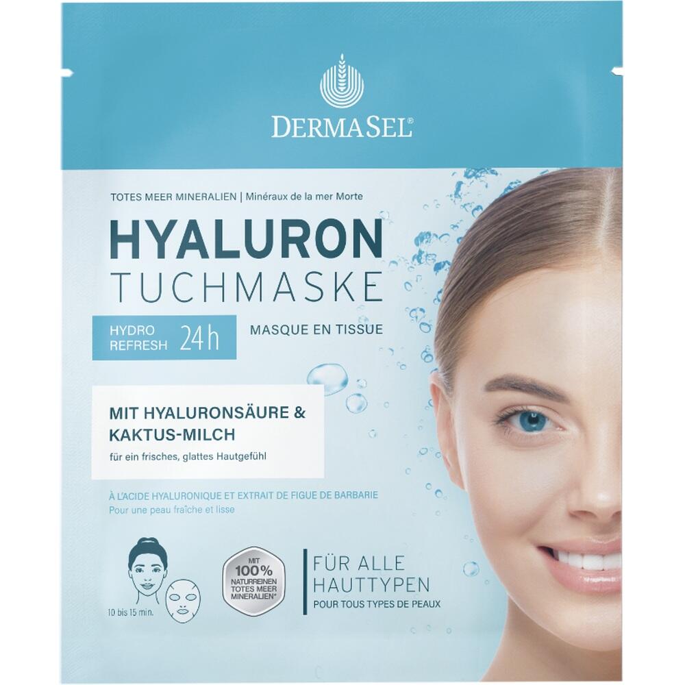 DERMASEL HYALURON TUCHMASKE 1 St Gesichtsmaske