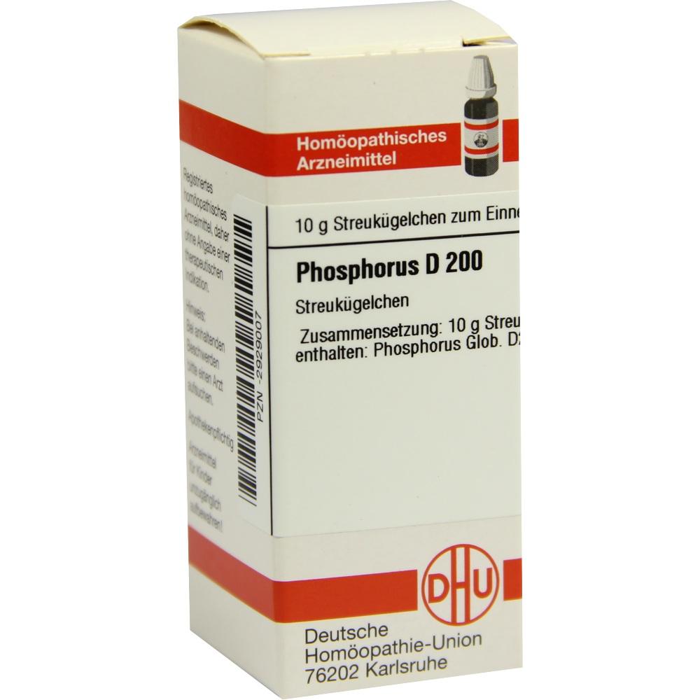 PHOSPHORUS D 200 Globuli 10 g Globuli