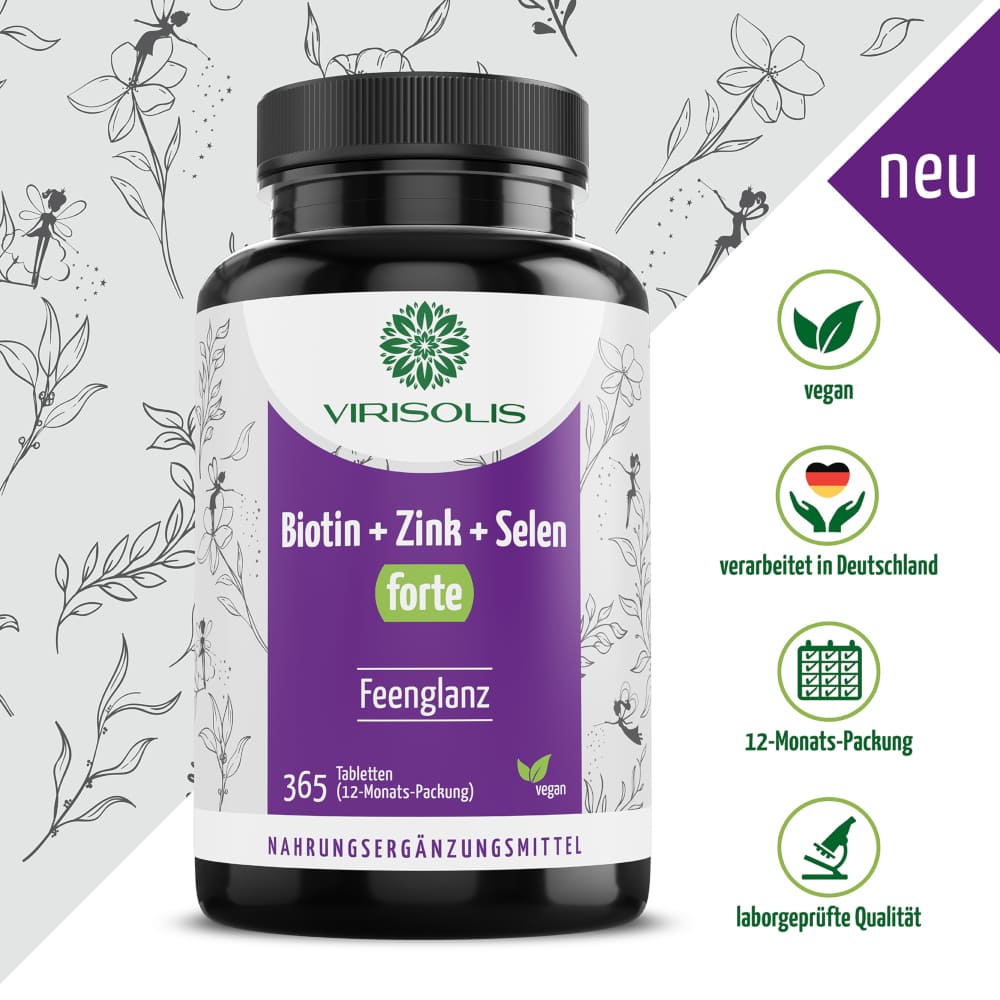 VIRISOLIS Biotin+Zink+Selen forte 365 St Tabletten