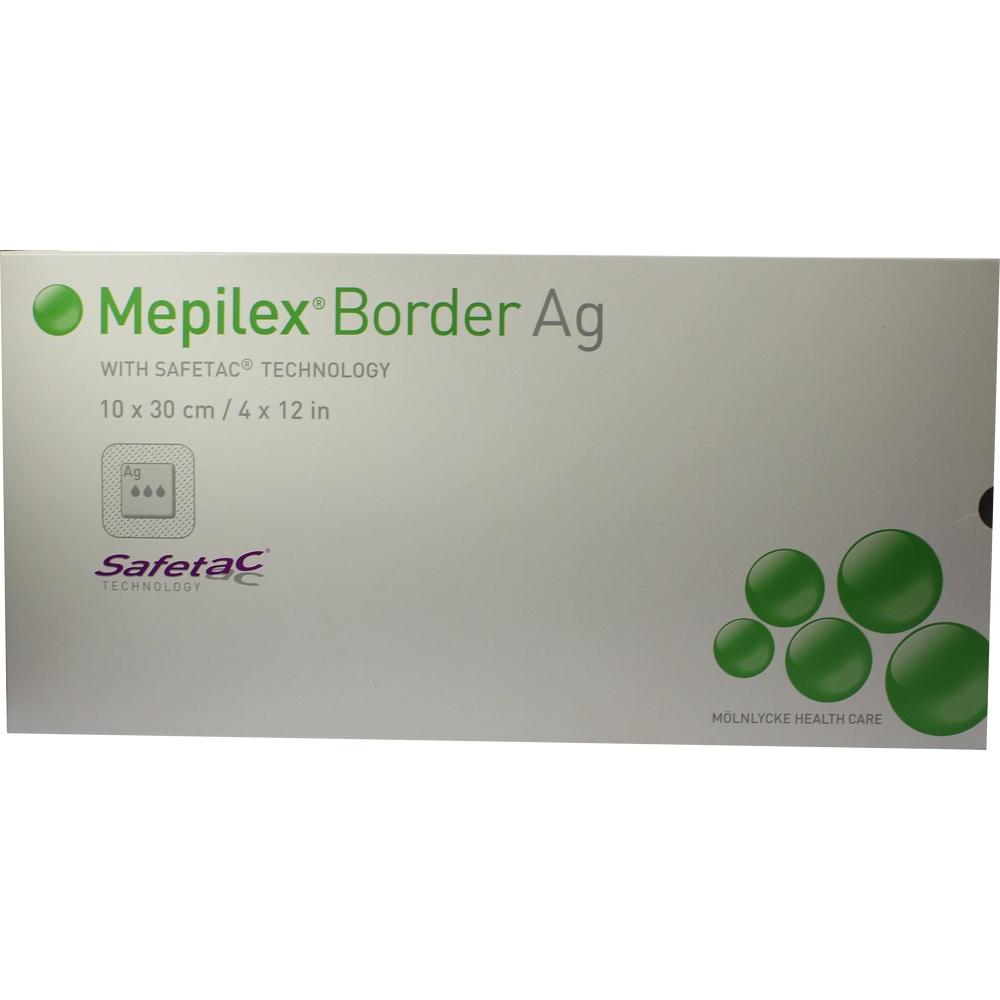 MEPILEX Border Ag Schaumverb.10x30 cm steril 5 St Verband