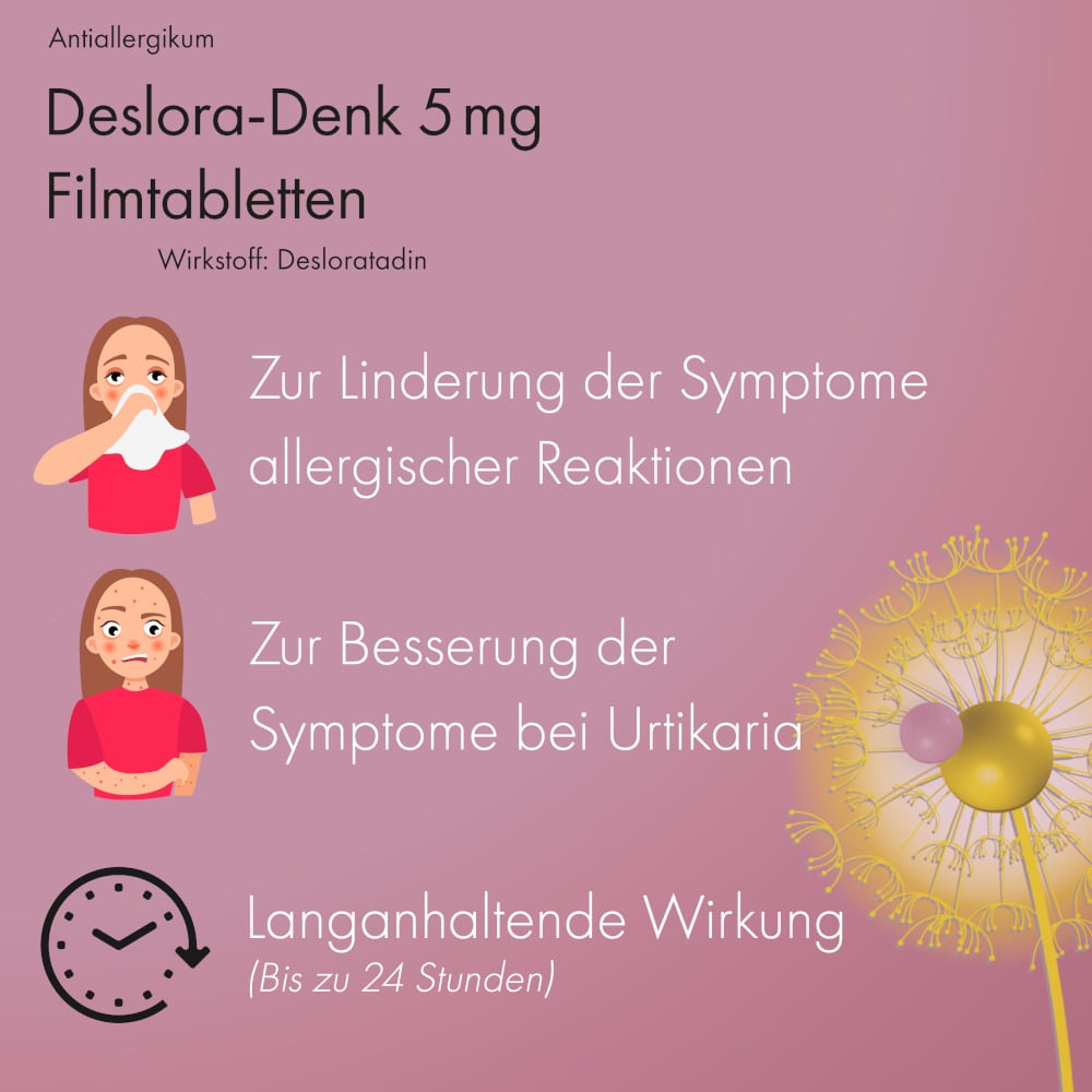 Deslora-Denk 5mg 50 St Filmtabletten