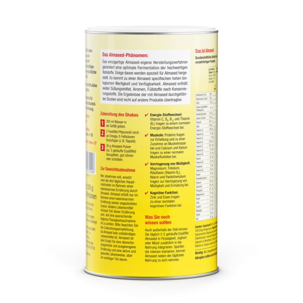 Almased Vital-Pflanzen-Eiweißkost 500 g Pulver