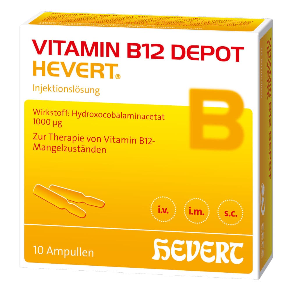 VITAMIN B12 DEPOT HEVERT 10 St Ampullen