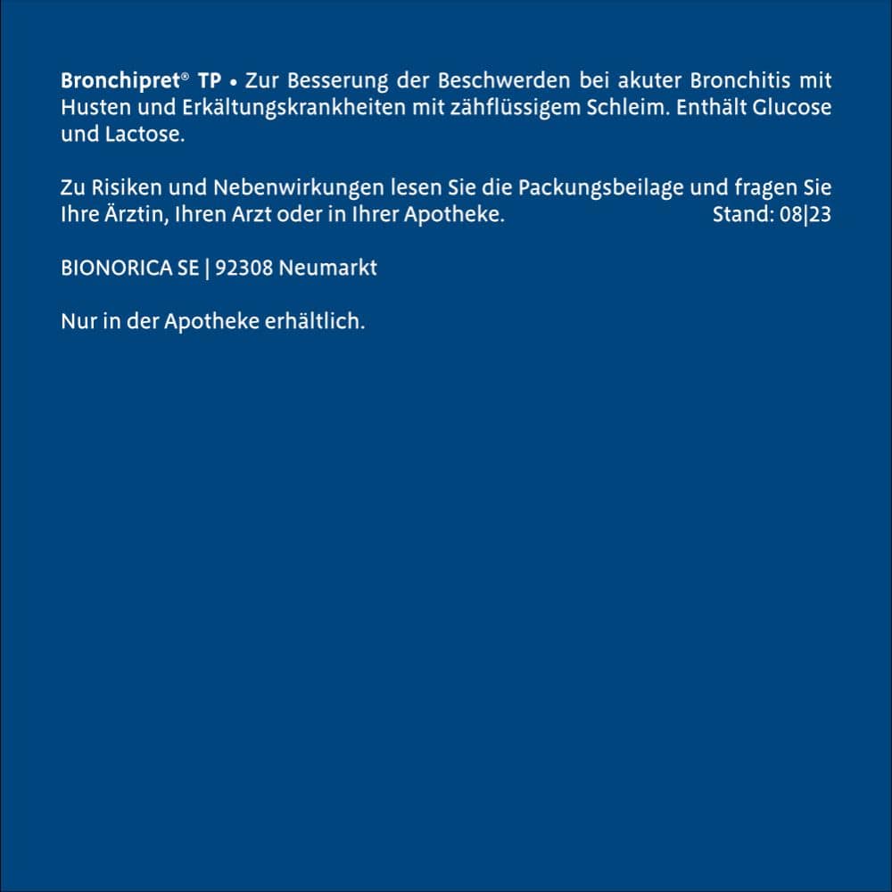 Bronchipret TP 20 St Filmtabletten