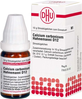 CALCIUM CARBONICUM Hahnemanni D 12 Globuli 10 g Globuli