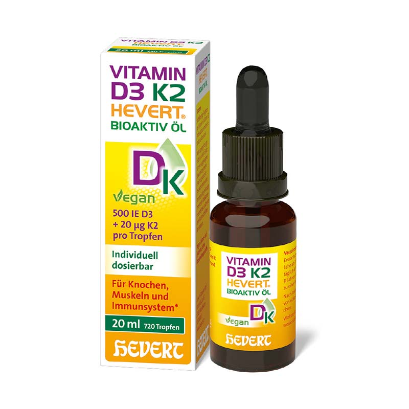 VITAMIN D3 K2 HEVERT BIOAKTIV ÖL 20 ml Öl
