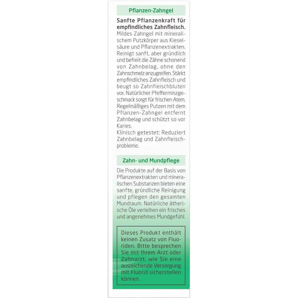 WELEDA Pflanzen Zahngel 75 ml Gel