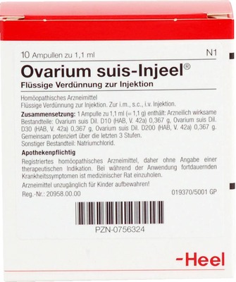 OVARIUM SUIS Injeel Ampullen 10 St Ampullen
