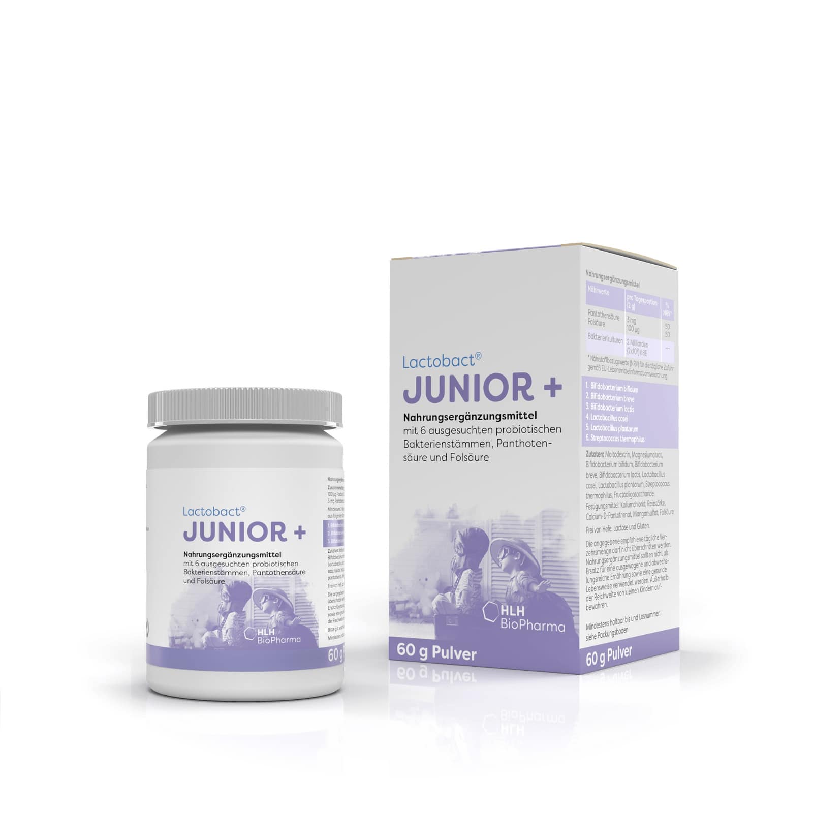 Lactobact Junior+ 60 g Pulver