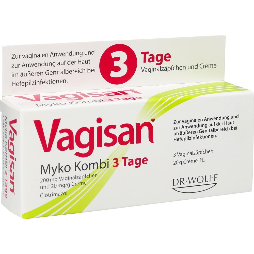 Vagisan Myko Kombi 3 Tage bei Scheidenpilz 1 Kombipackung