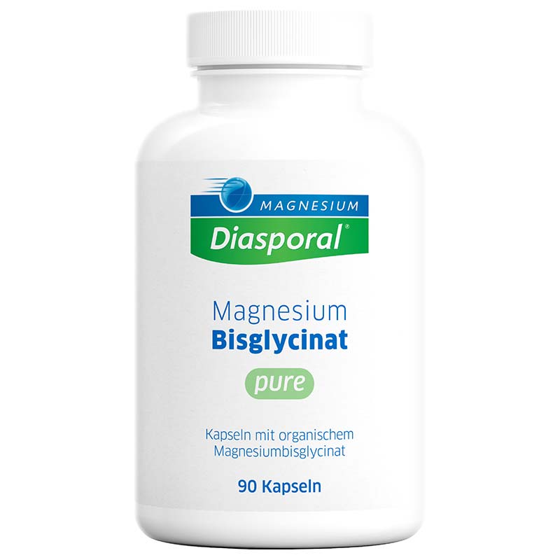 MAGNESIUM Diasporal Magnesium Bisglycinat pure 90 St Kapseln