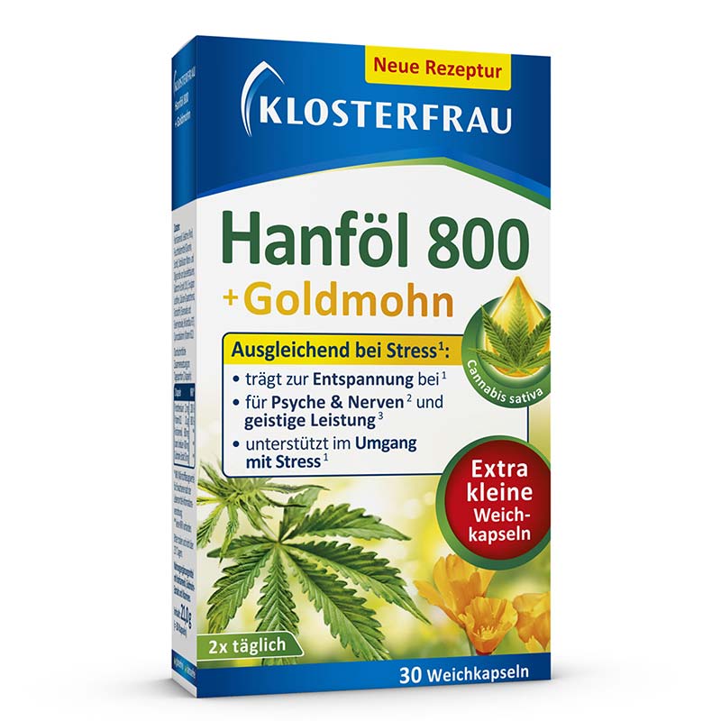 KLOSTERFRAU Hanföl + Goldmohn 30 St Weichkapseln