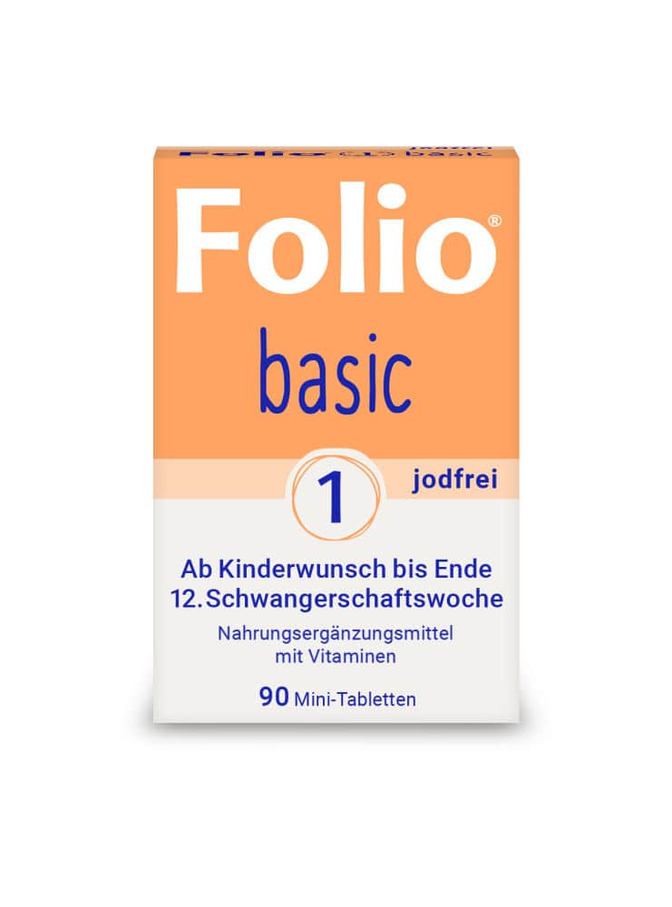 Folio 1 basic jodfrei 90 St Filmtabletten