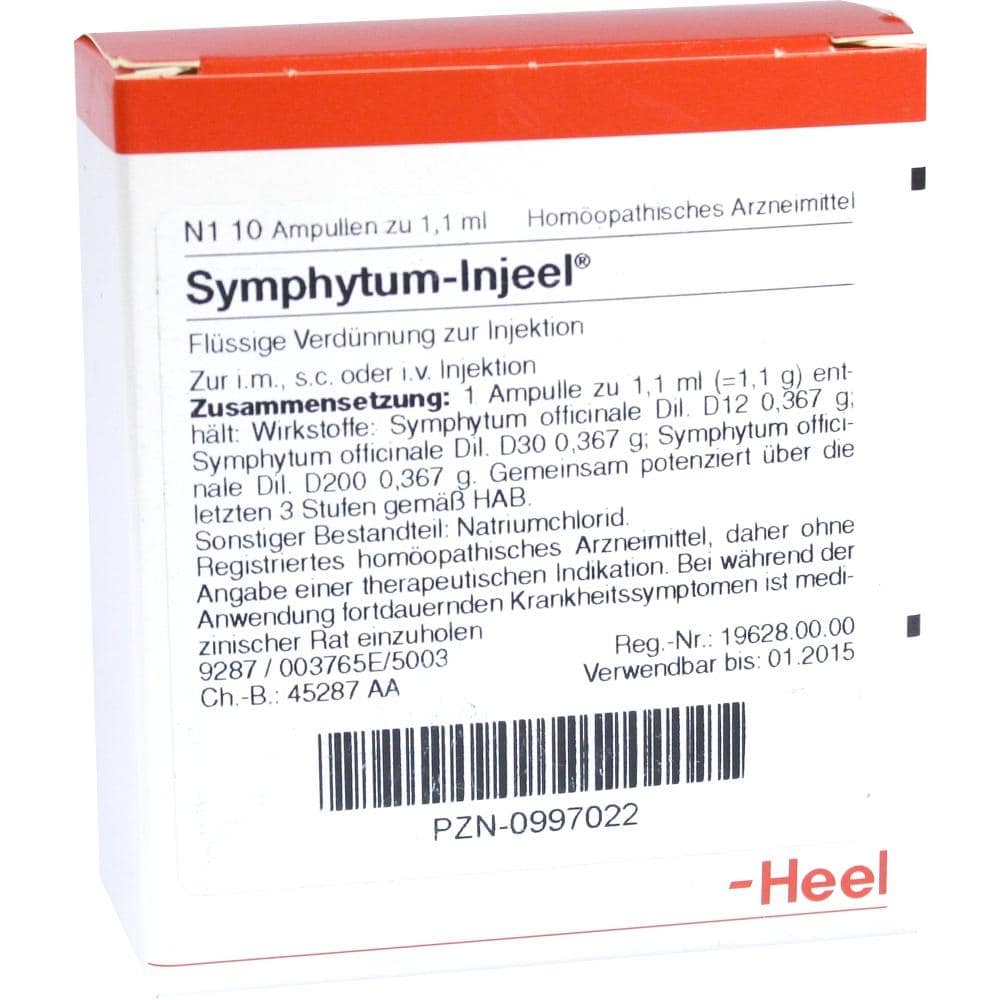 SYMPHYTUM INJEEL Ampullen 10 St Ampullen