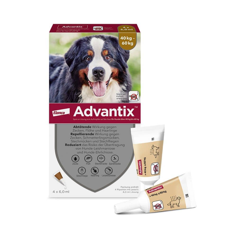 Advantix Spot-on für Hunde 40-60kg 4X6.0 ml Lösung