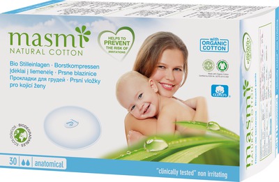 BIO STILLEINLAGEN mit Bio-Baumwolle MASMI 30 St
