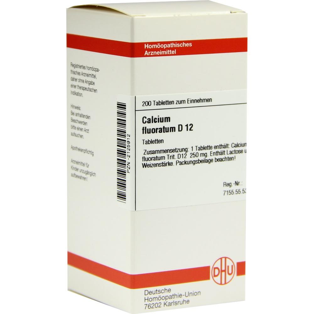CALCIUM FLUORATUM D 12 Tabletten 200 St Tabletten