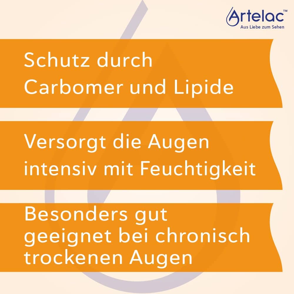 Artelac Lipids Augengeltropfen für stark tränende Augen 1X10 g Augengel