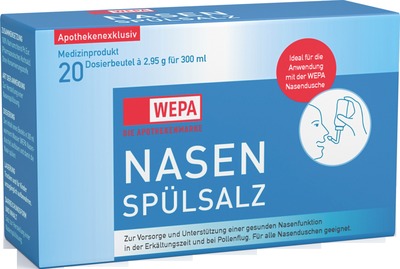 WEPA Nasenspülsalz 20X2.95 g Salz