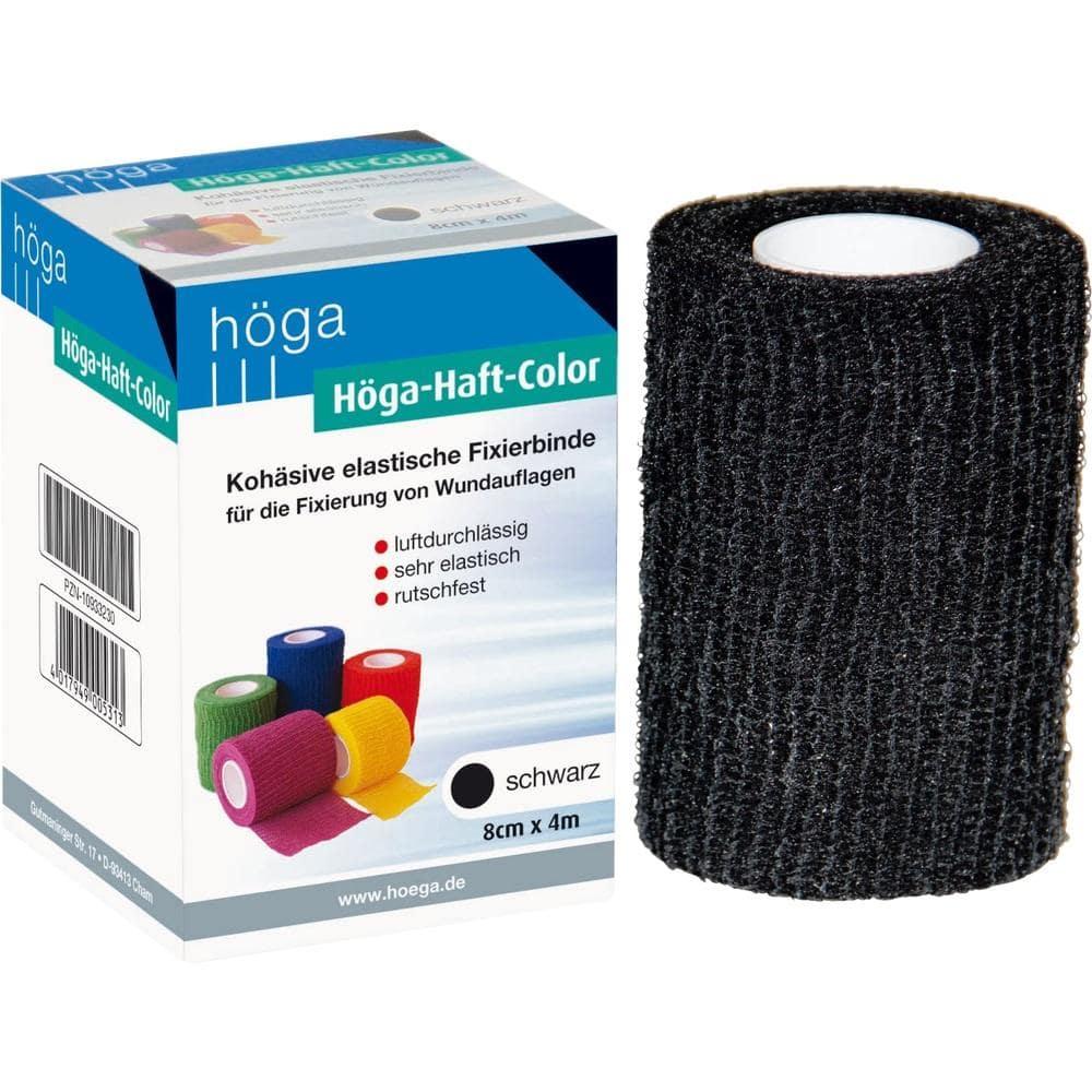 HÖGA HAFT Color Fixierb.8 cmx4 m schwarz 1 St Binden