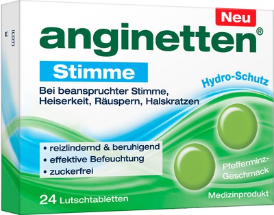 ANGINETTEN Stimme  24 St Lutschtabletten