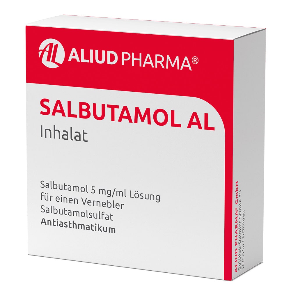 Salbutamol AL Inhalat 10 ml Lösung für einen Vernebler