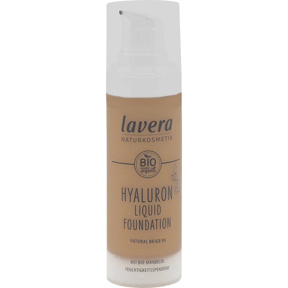 lavera HYALURON LIQUID FOUNDATION 05 NATURAL BEIGE 30 ml Flaschen