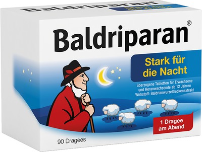 Baldriparan Stark für die Nacht 90 St Überzogene Tabletten