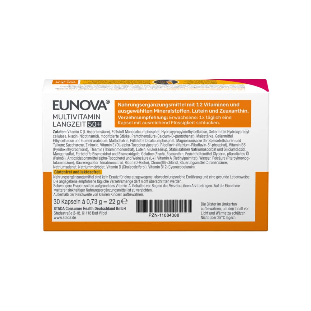 EUNOVA LANGZEIT 50+ 30 St Kapseln