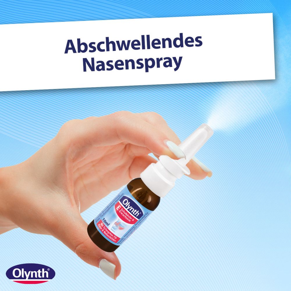 Olynth 0,1 % Nasenspray für Kinder ab 6 J. & Erwachsene mit Schnupfen