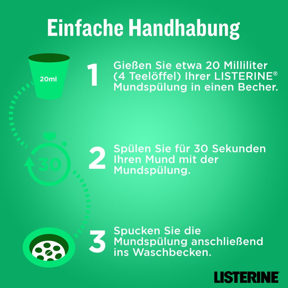 LISTERINE Fresh Mint  500 ml Lösung