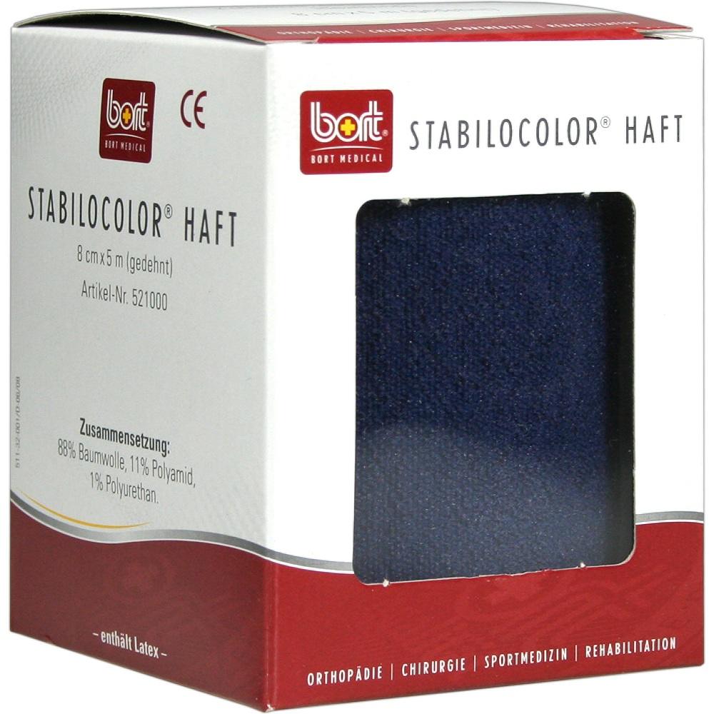 BORT StabiloColor haft Binde 8cm blau 1 St Binden | 1  Binden | | 04005862023323
