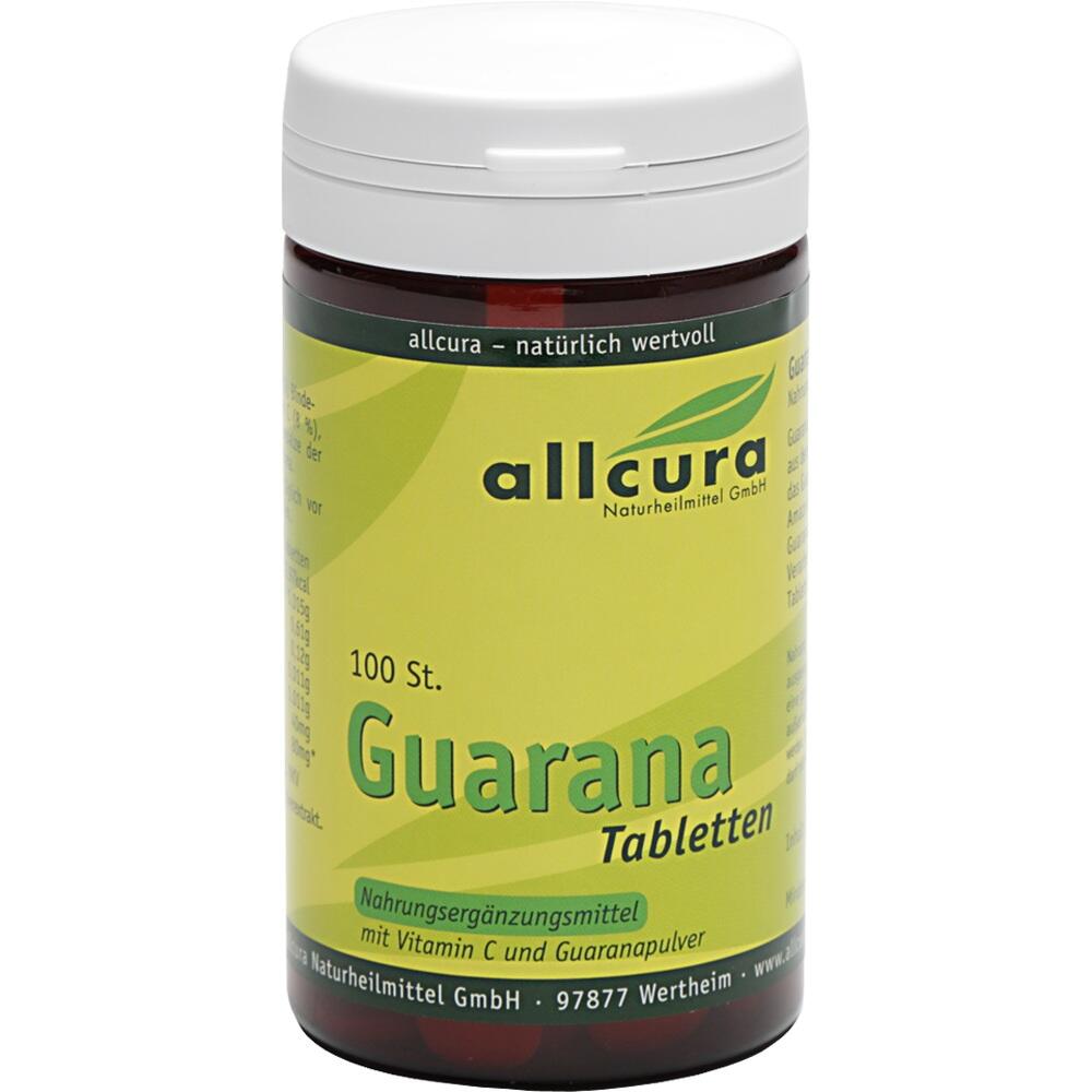 GUARANA TABLETTEN 200 mg Extraktpulver 100 St Tabletten