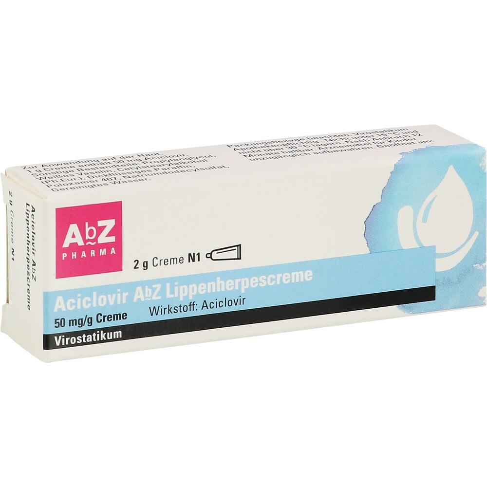 Aciclovir AbZ Lippenherpescreme 2 g Creme