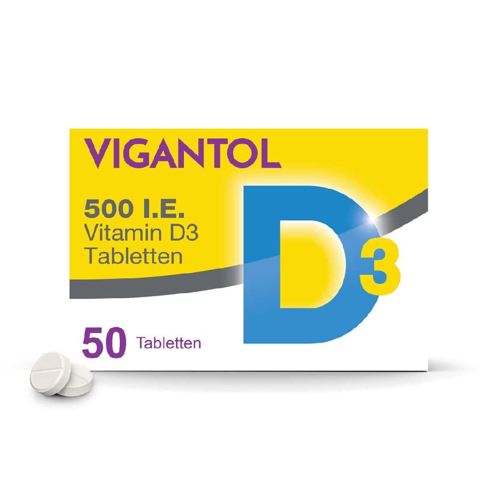 VIGANTOL 500 I.E. Vitamin D3  50 St Tabletten