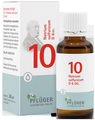 Schüßler-Salz Nr. 10 Natrium sulfuricum D6 30 ml Tropfen