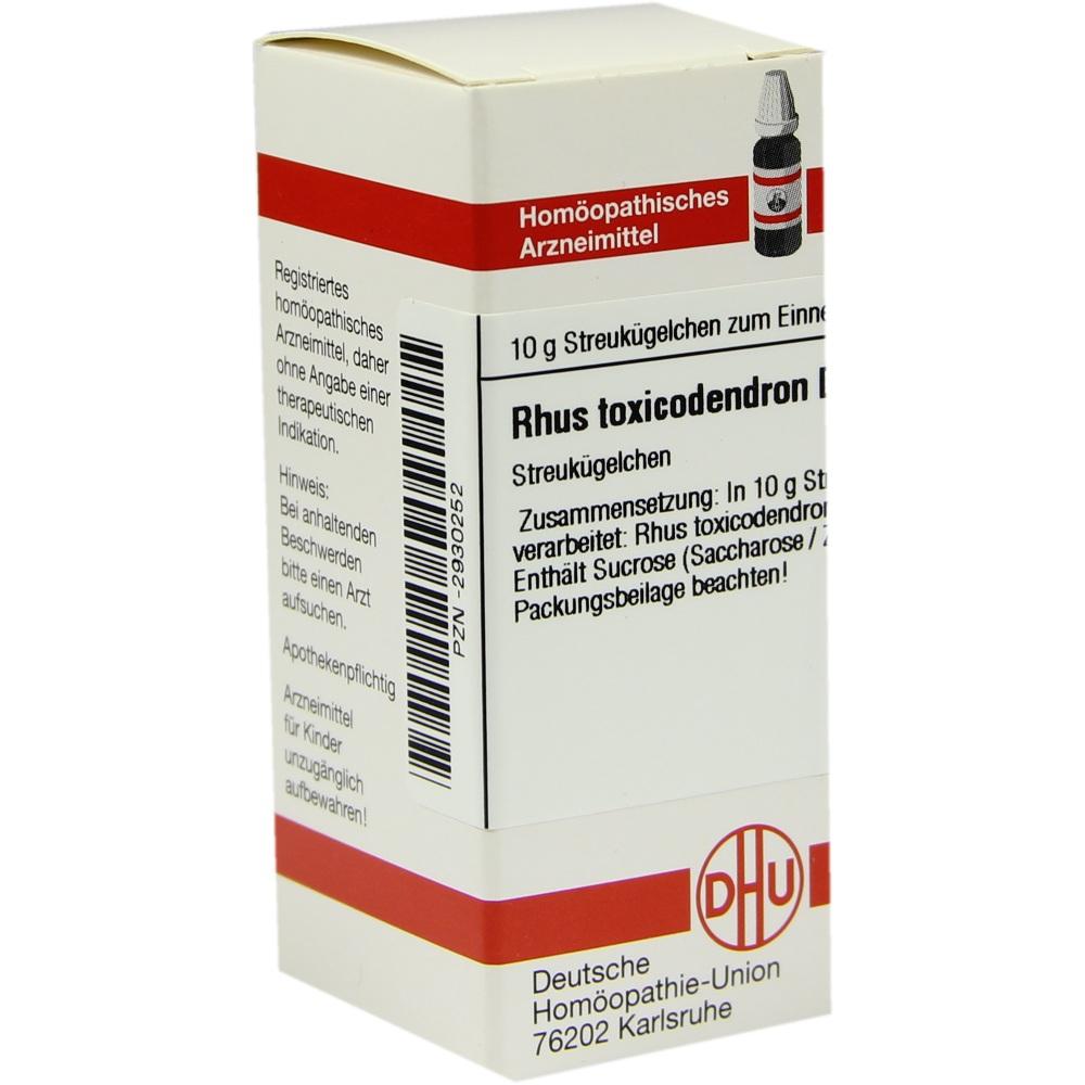 RHUS TOXICODENDRON D 200 Globuli 10 g Globuli