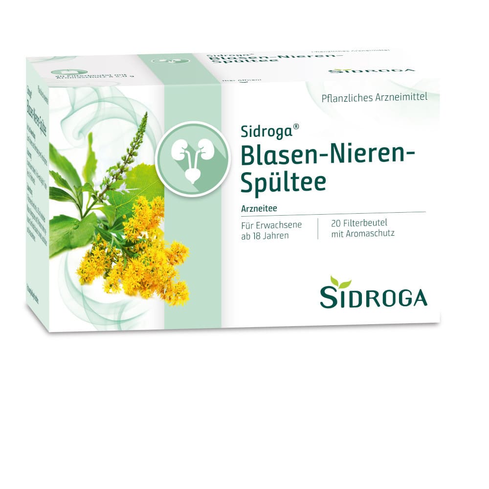 SIDROGA Blasen-Nieren-Spültee Filterbeutel 20X2.0 g Tee