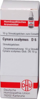 CYNARA SCOLYMUS D 6 Globuli 10 g Globuli
