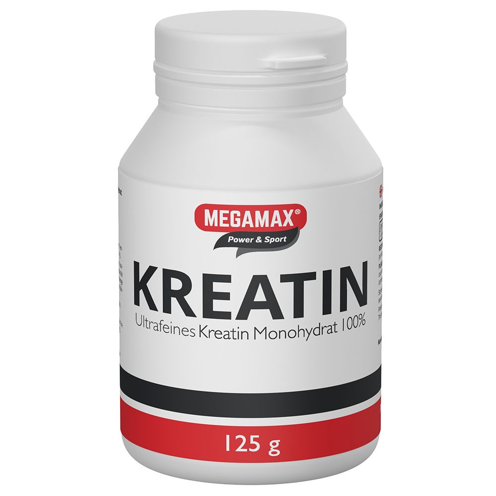 KREATIN MONOHYDRAT 100% Megamax Pulver 125 g Pulver