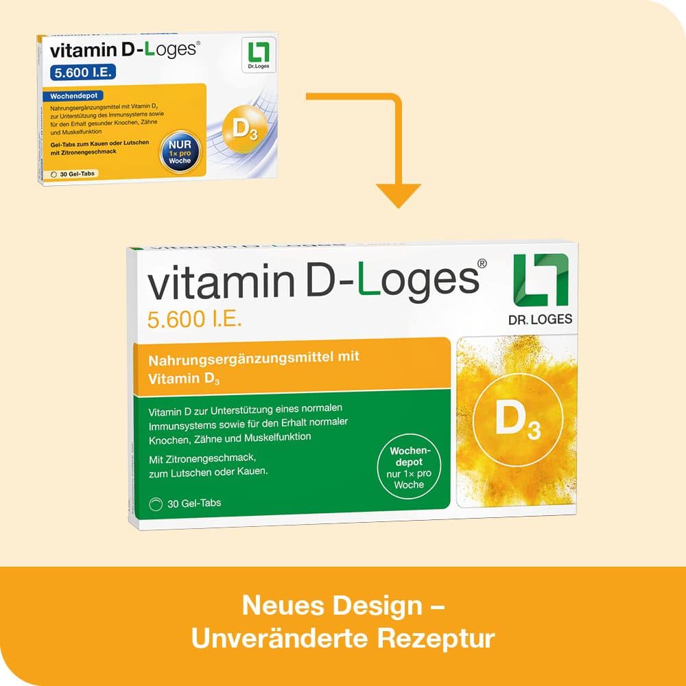 vitamin D-Loges 5.600 I.E.  30 St Kautabletten
